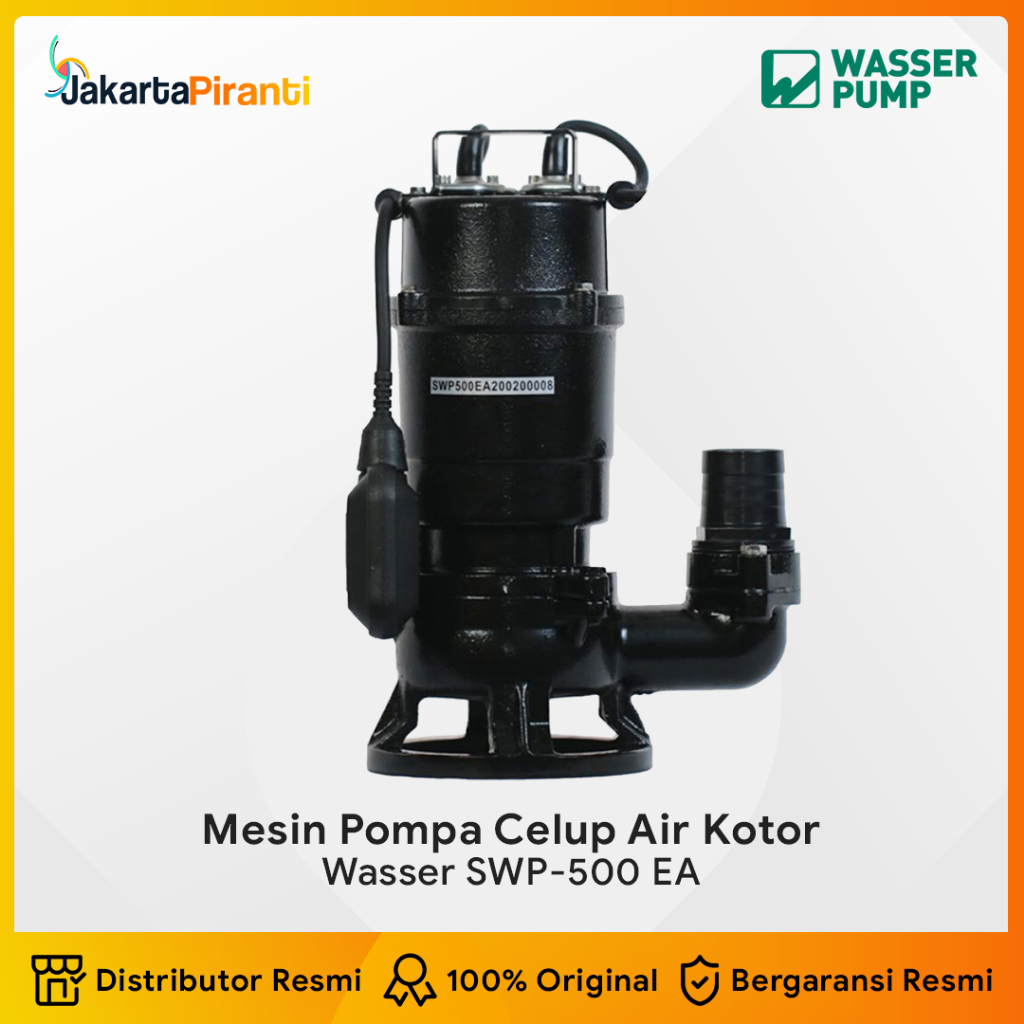 Mesin Pompa Air Celup Sirkulasi Air Kotor Wasser SWP-500 EA Kuras Banjir Sirkulasi Kolam