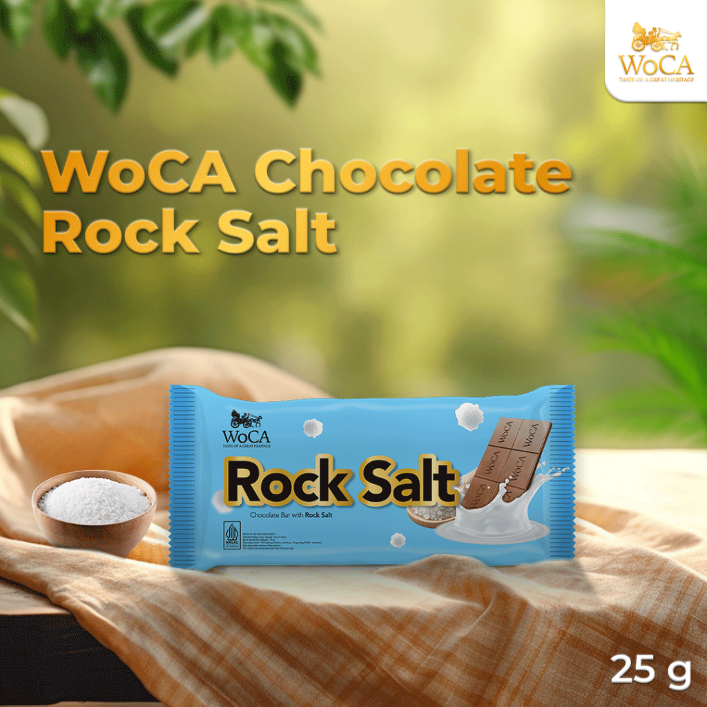 

WoCA Chocolate Rock Salt Melties 25gr