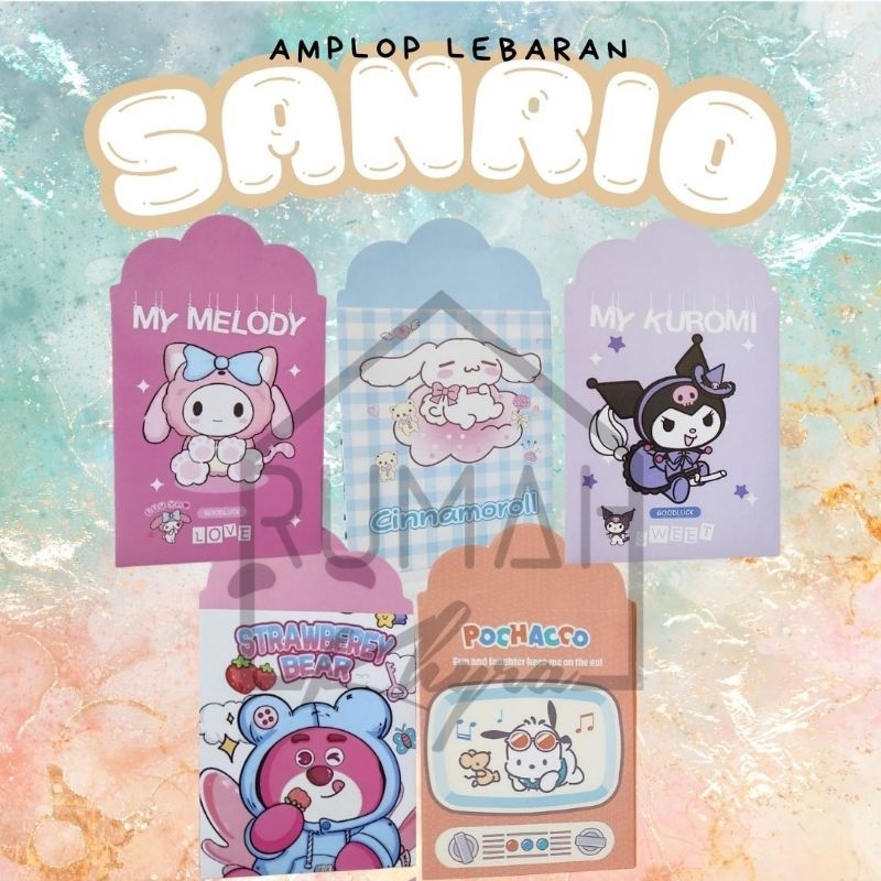 

Amplop Sanrio Medium Lebaran 2025 isi 10 pcs - Rumah Khyra