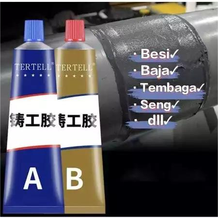 Lem Besi AB Lem Caster Glue Epoxy Metal Repairing Adhesive Sealant Welding Glue / Lem Besi Super Kua