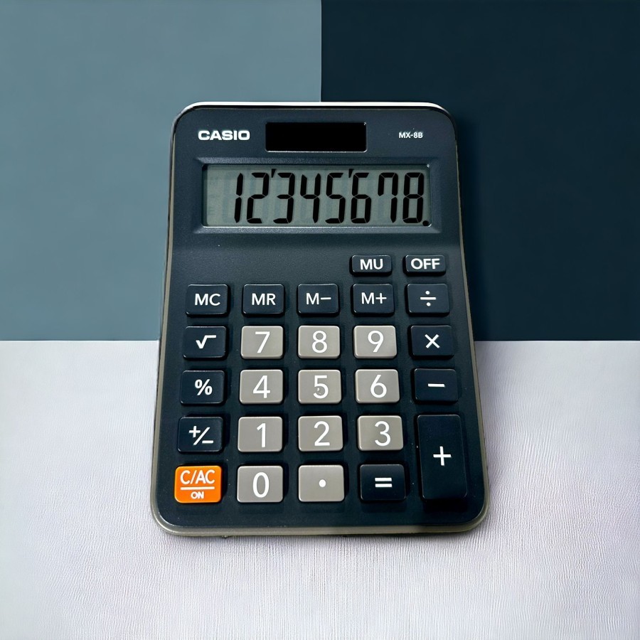 

Asaba Stationery - Kalkulator Toko/Dagang Casio MX-8B