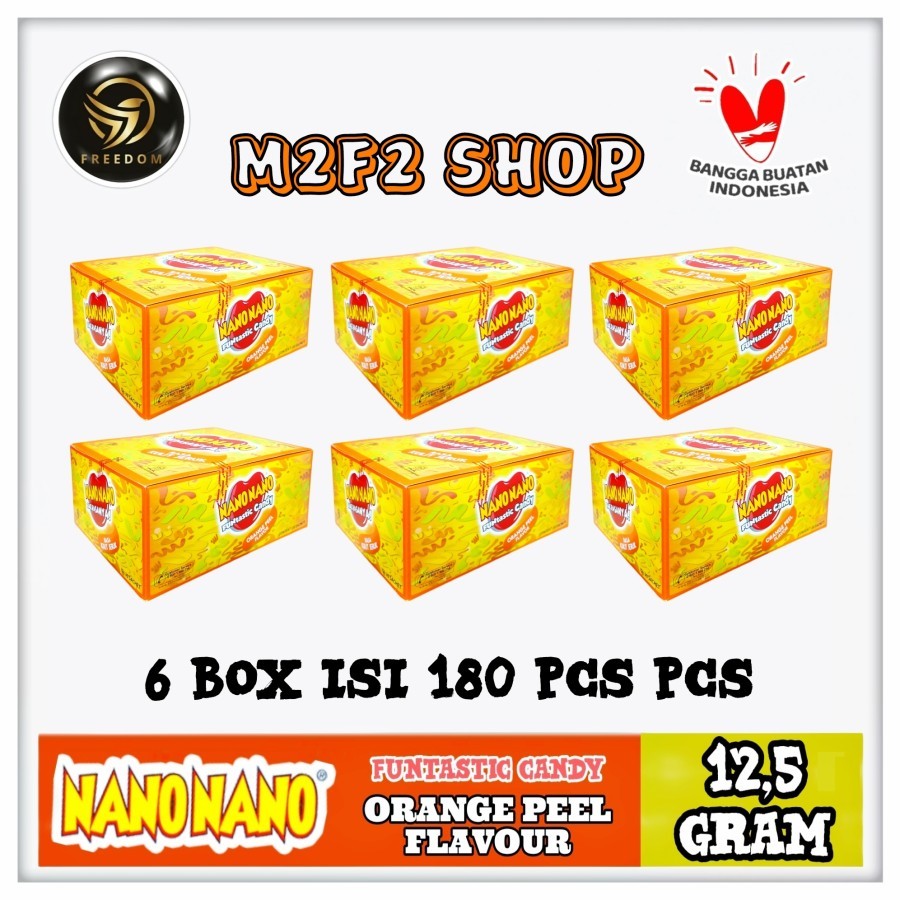

Permen Nano Nano Rasa Kulit Jeruk Sachet - 12,5 gr (Kemasan 6 Box)