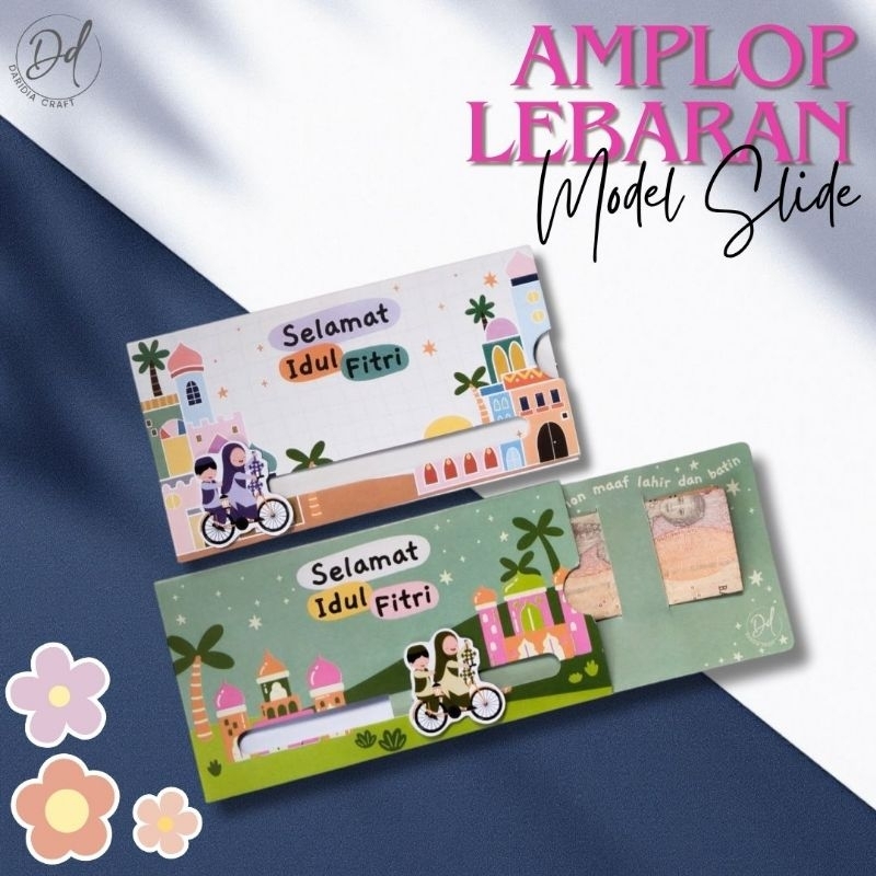 

Amplop Uang / Angpao THR Lebaran Unik Aesthetic - Model Slide