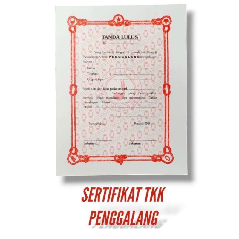 

SERTIFIKAT TKK SIAGA PENGGALANG DAN PENEGAK