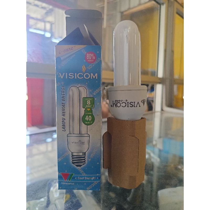 Lampu PLC Visicom 8 Watt | Lampu Lilin Visicom 8 W - Lampu Lurus Visicom 8w