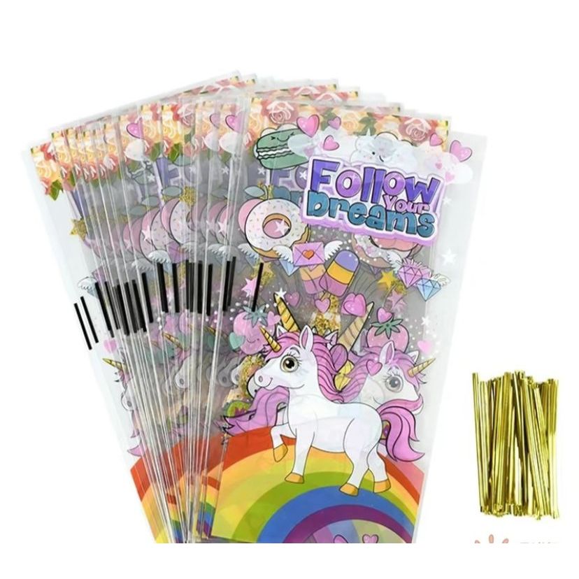 

HLM - (Kecil) Plastik Snack Ulang Tahun Karakter uk 35 x 17cm / Plastik PP ulang Tahun