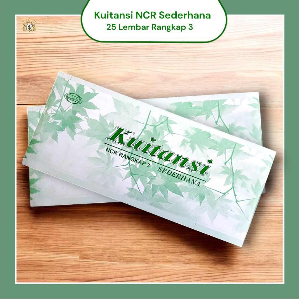 

Kuitansi Rangkap 3 / 25 Lembar / Kertas NCR Sederhana / Catatan Pembayaran Serbaguna
