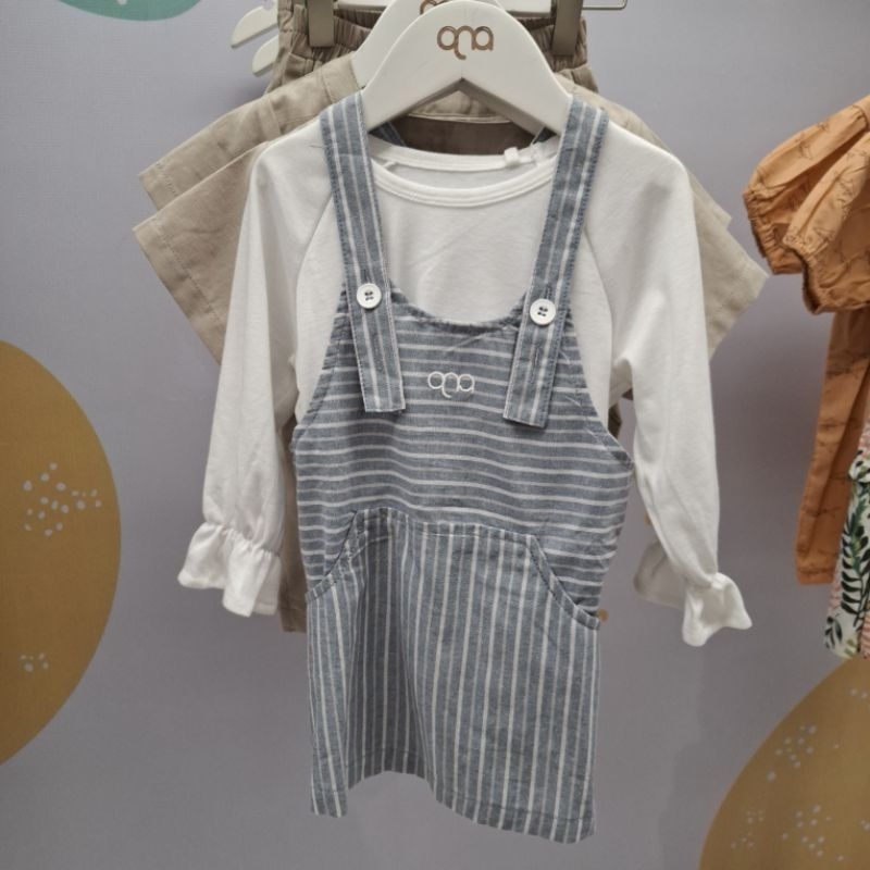 Qna Baju Setelan Overall Bawahan Rok Anak Perempuan Usia 1-4 Tahun