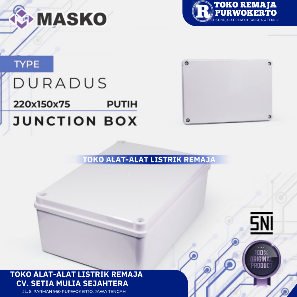 Junction Box Masko 220x150x75
