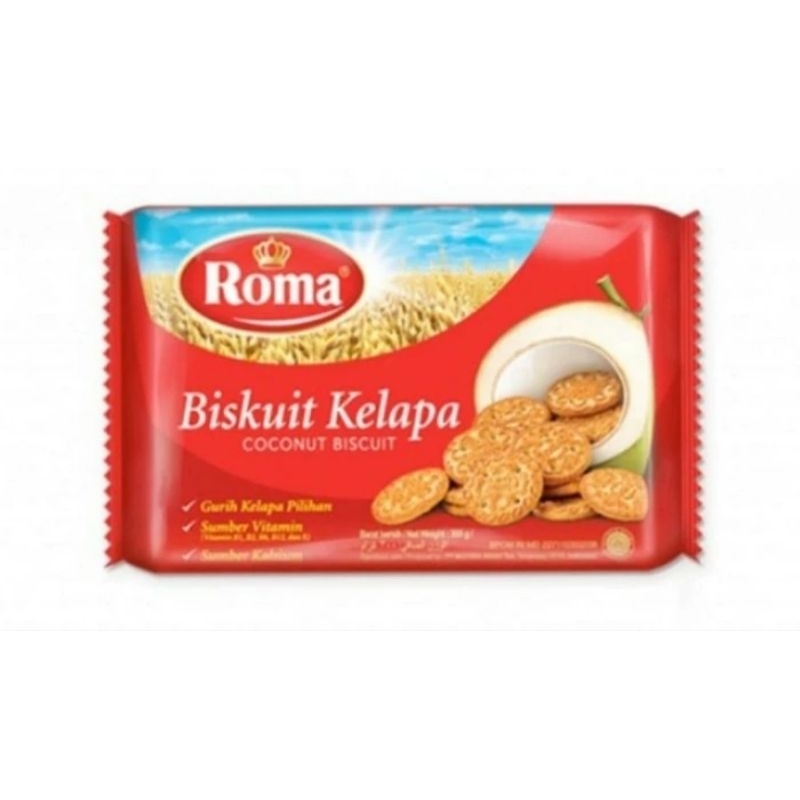 

BISKUIT ROMA KELAPA / BISKUIT RENYAH / BISKUIT LEBARAN / SARI SARI GANDUM - 300Gram