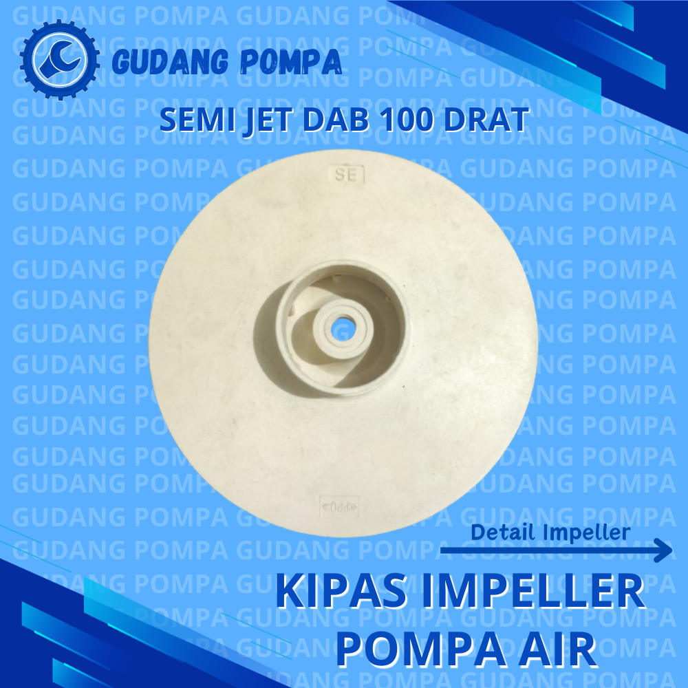impeller / Kipas Pompa Air Semi Jet DAB 100 Drat - Spare part Pompa Air