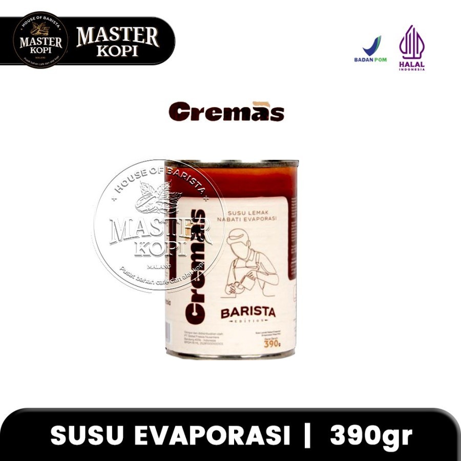 

CREMAS Susu Evaporasi Barista Edition Evaporated Milk Kaleng 390gr