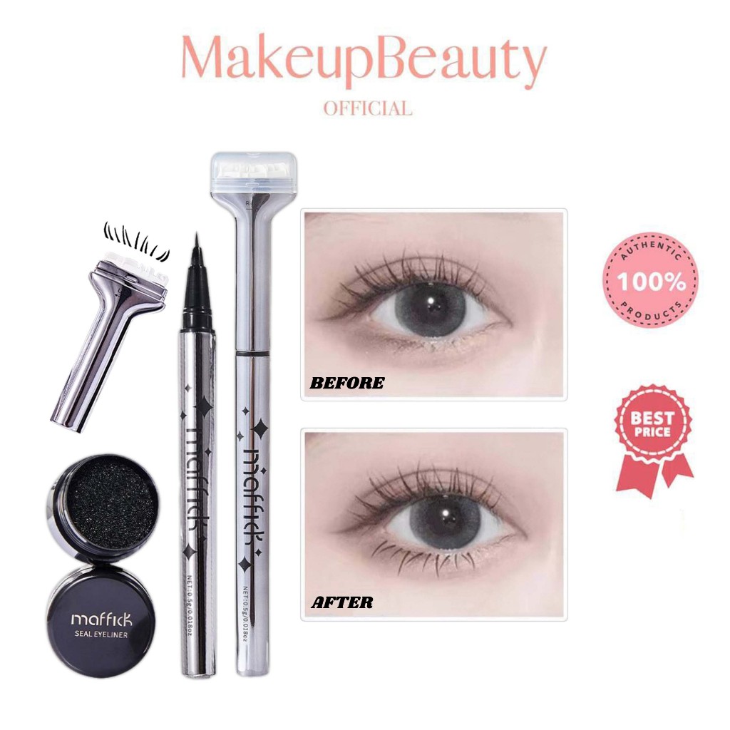 Stamp Bulu Mata Bawah /Lower Eyelashes + Eyeliner Liquid