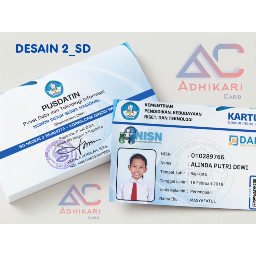 

CETAK KARTU NISN SISWA SD