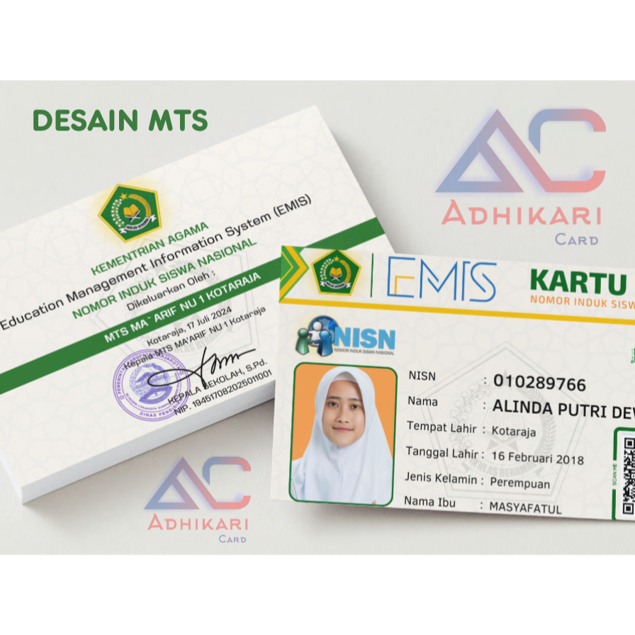 

CETAK KARTU NISN SISWA MTS
