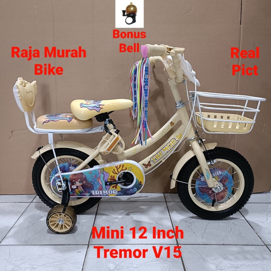 Sepeda Anak Perempuan 12 Inch Centrum Tremor Sepeda Anak Mini Tremor 12 Inch