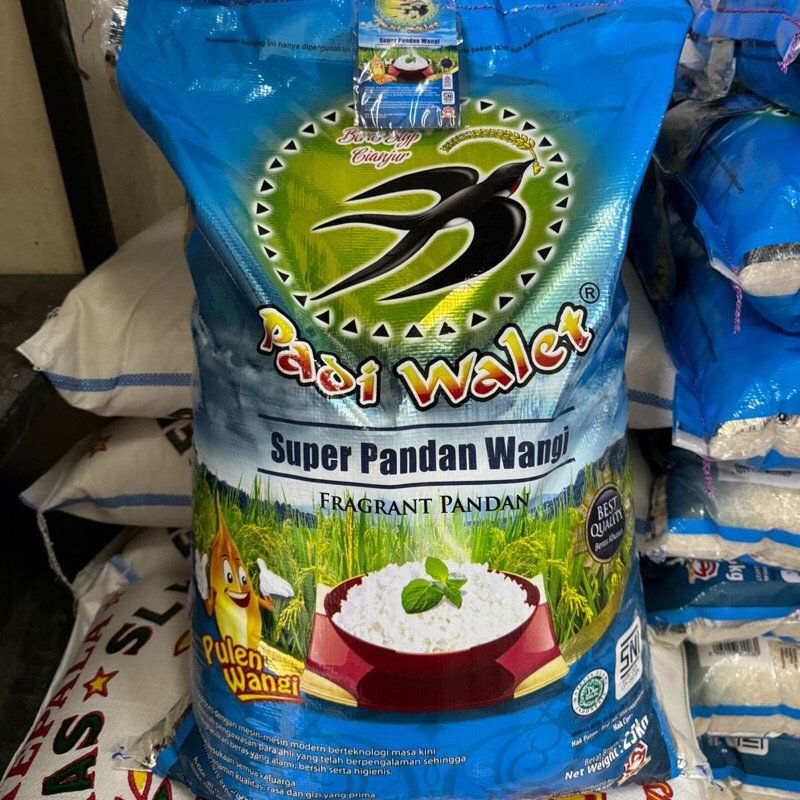 

Padi Walet Beras Pandan Wangi Super 25 Kg (KHUSUS KURIR INSTANT)