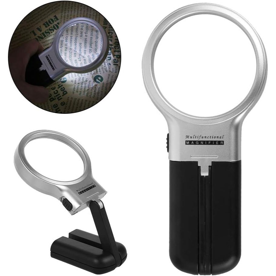 

Kaca Pembesar Lipat / Lup Kaca Pembesar Lipat Dengan Lampu / Magnifier / Magnifying Glass with LED