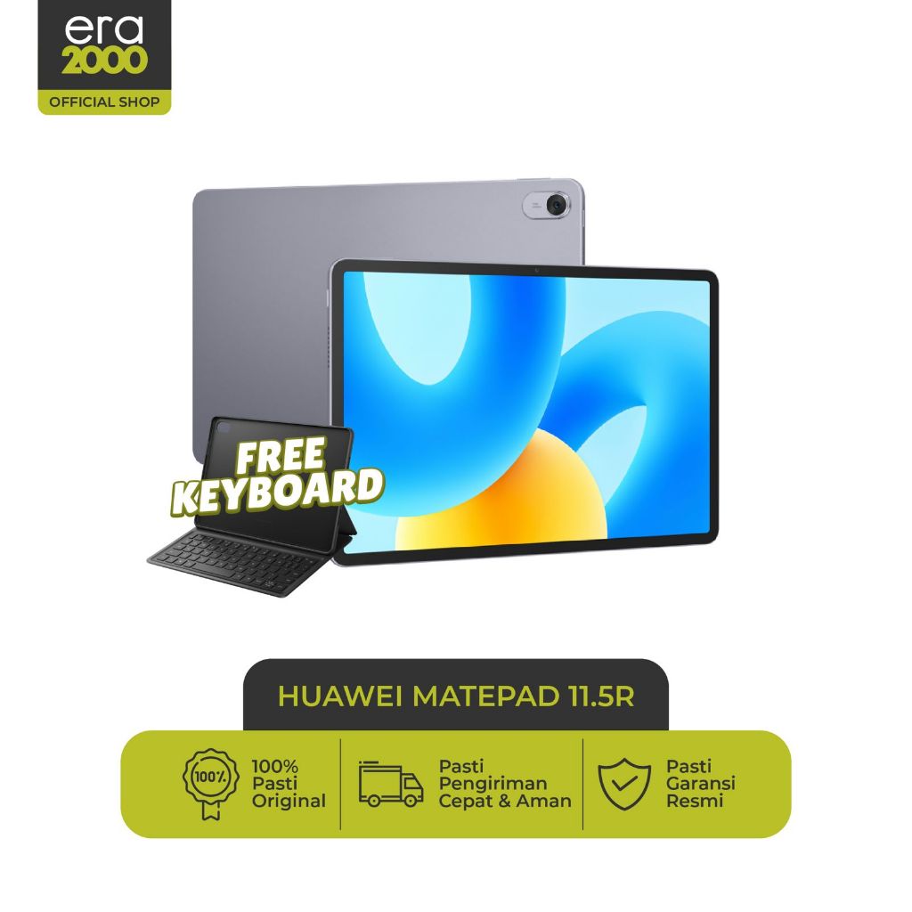 Era 2000 - [FREE KEYBOARD+FREEBUDS 5i] HUAWEI MatePad 11.5" Tablet [6+128GB] Garansi Resmi