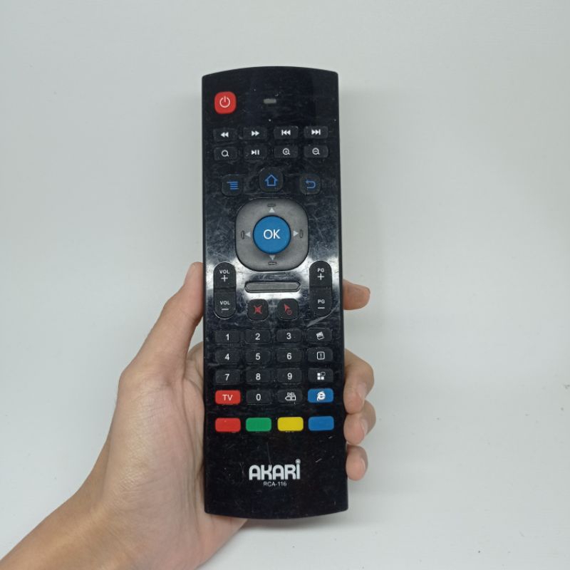 REMOTE TV ORIGINAL BERGARANSI AKARI RCA-116