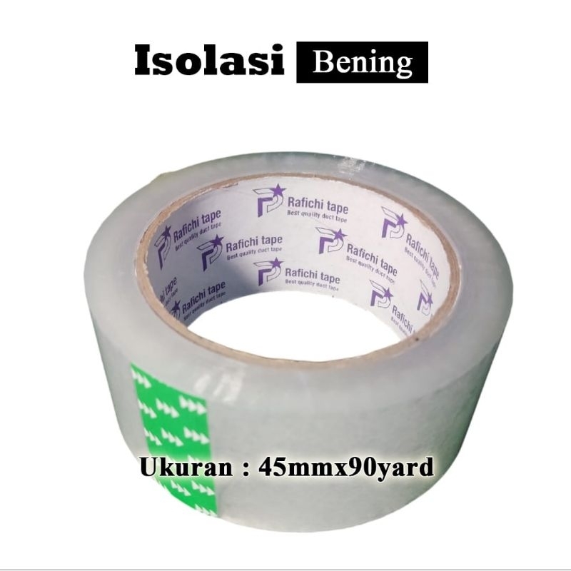 

Isolasi bening, Lakban bening ukuran : 45mm x 90 yard