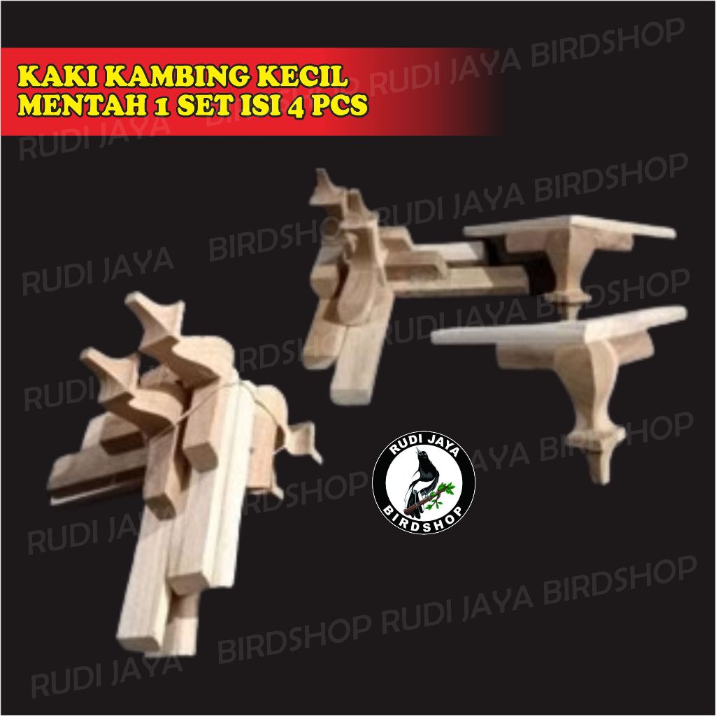 KAKI KAMBING KECIL KAKI SANGKAR MODEL KAMBING MUTE UNTUK BAWAHAN KANDANG KOTAK BURUNG KACER KENARI