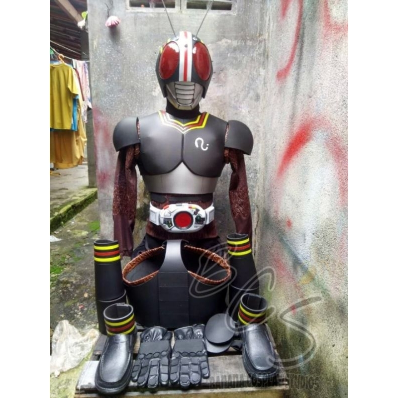 Kostum Cosplay Kamen Rider Black