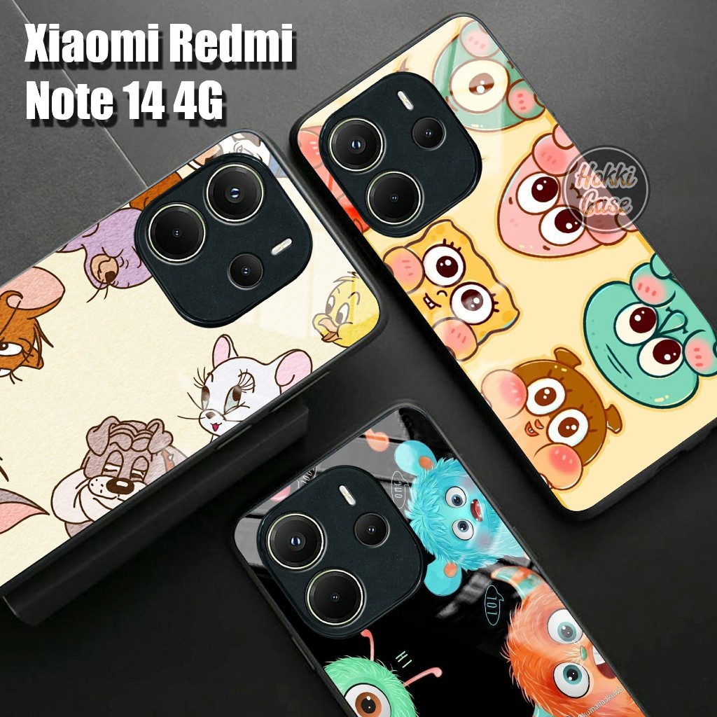 Case Redmi Note 14 4G - Softcase Glass Redmi Note 14 4G - Casing Redmi Note 14 4G - Silikon Redmi No