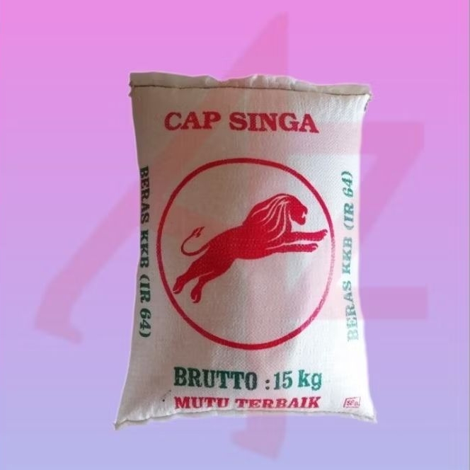 

Beras cap Singa 15 KG