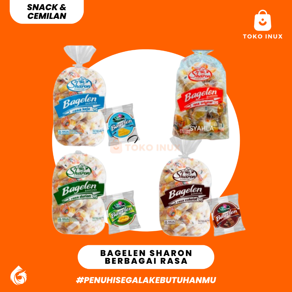 

BAGELEN SHARON Bagelan Sharoon 1 pack isi 30 pcs Bagelan Murah Snack Viral Jajanan Enak