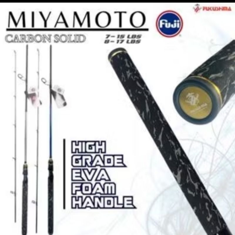 joran carbon solid fukushima miyamoto fuji ring 180 dan 189