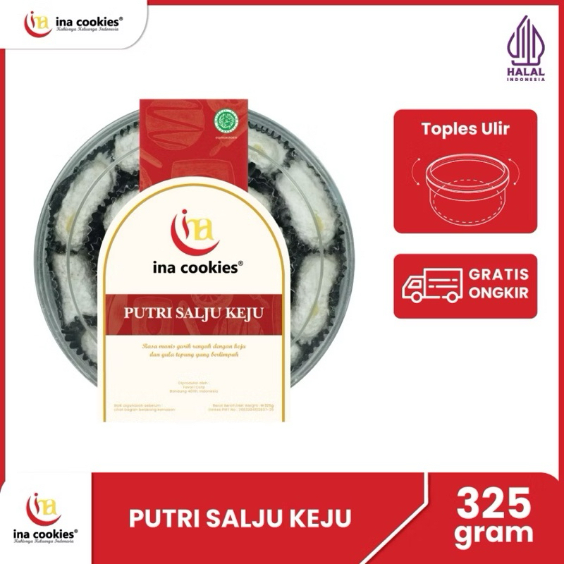 

INA COOKIES - PUTRI SALJU KEJU 325gr