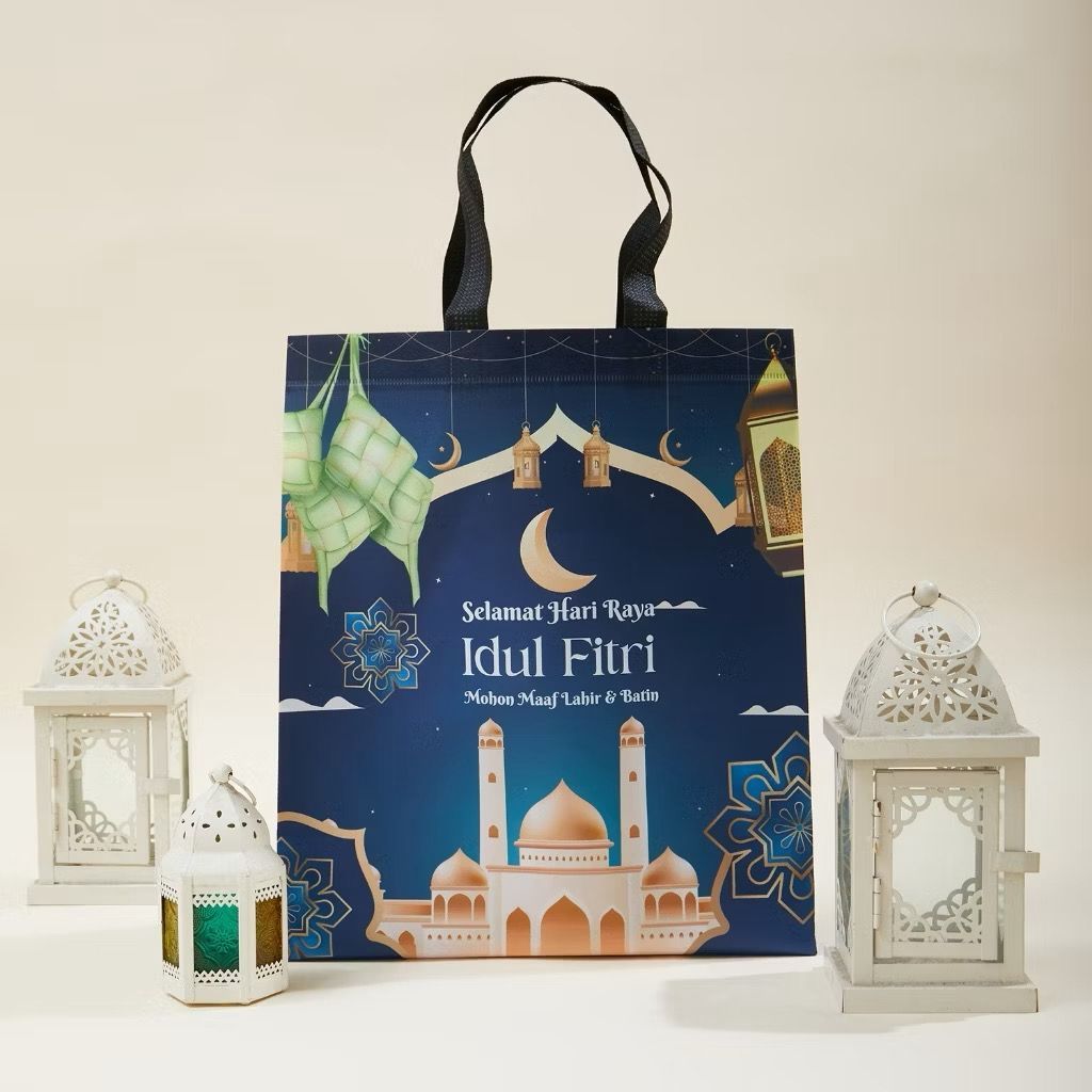 

GOODIE BAG LAMINASI LEBARAN TAS HAMPERS IDUL FITRI SPUNBOND