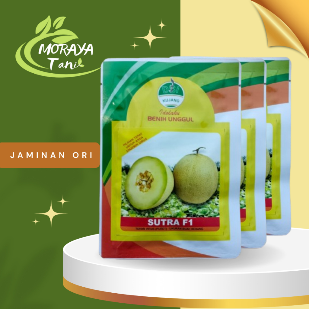 Benih melon Sutra F1 Cap Kujang 700 biji