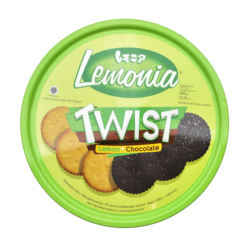 

LEMONIA TWIST LEMON+CHOCOLATE KALENG 360GR