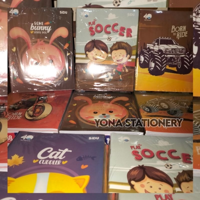 

BUKU TULIS SIDU 58 LEMBAR | 1 PAK : ISI 10 PCS
