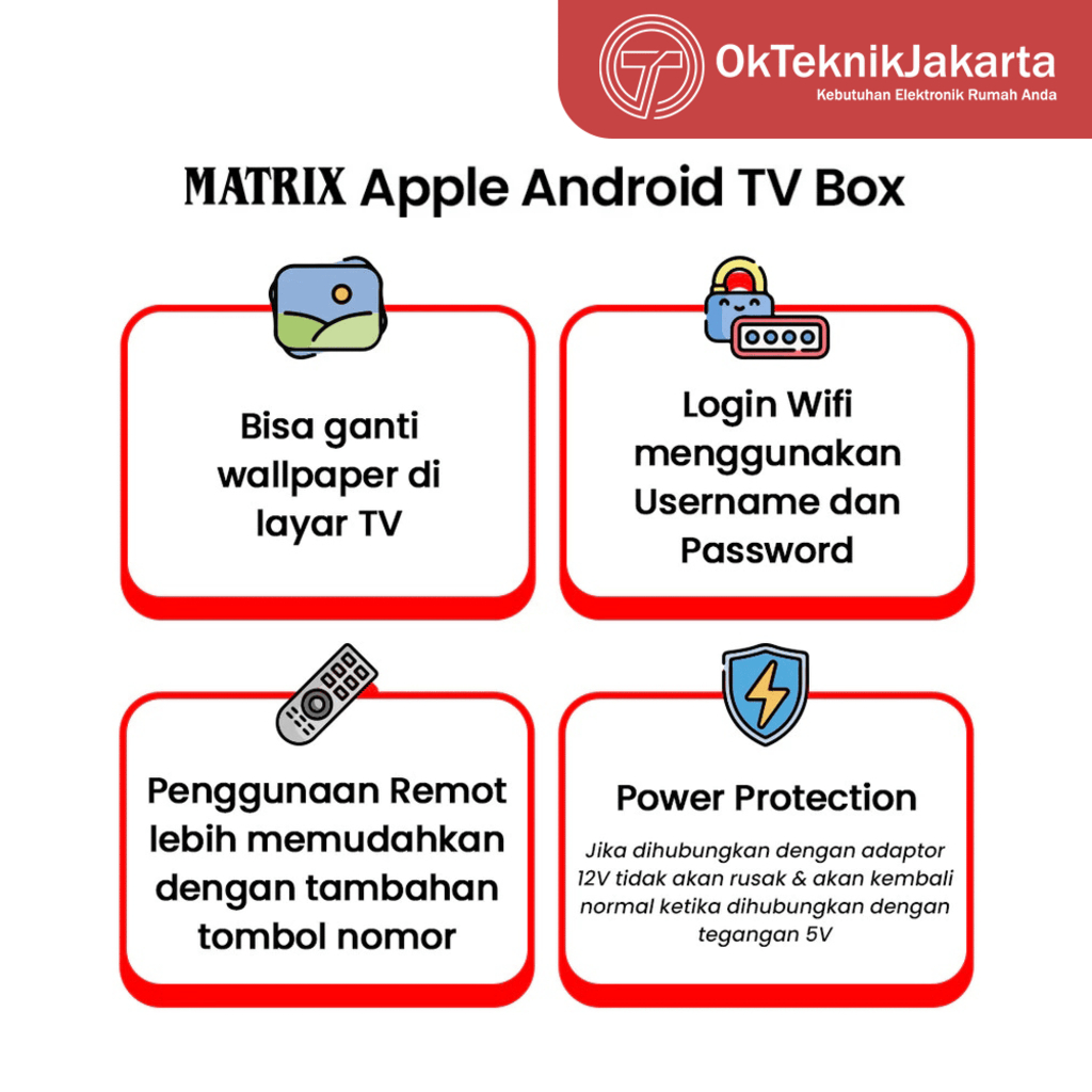 CUCI GUDANG MATRIX APPLE ANDROID TV BOX / ANDROID TV / APPLE ANDROID 2025 / TV BOX ANDROID