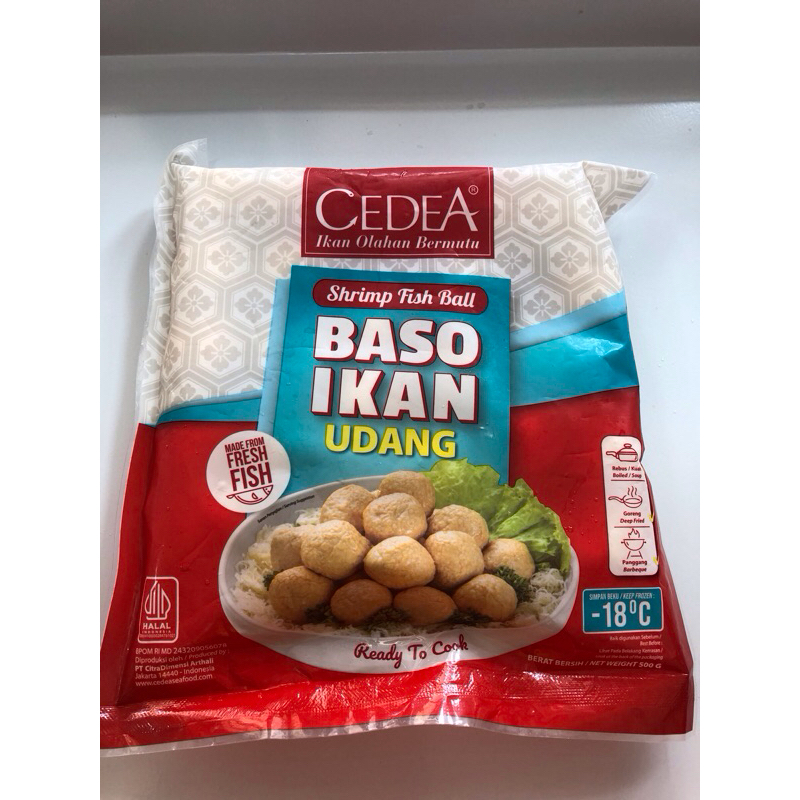 

Cedea Bakso Ikan & Udang 500g