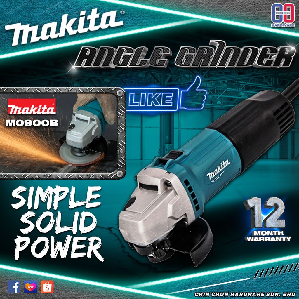 M0900b Makita gerinda listrik 4 inch power tools terbaik original