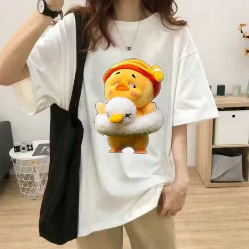 kaos Oversize Wanita / Motif  Up Set Duck / Kaos Distro Wanita / Streetwear Oversize / Kaos