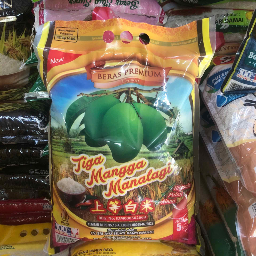 

Beras Premium Tiga Mangga Manalagi 5kg