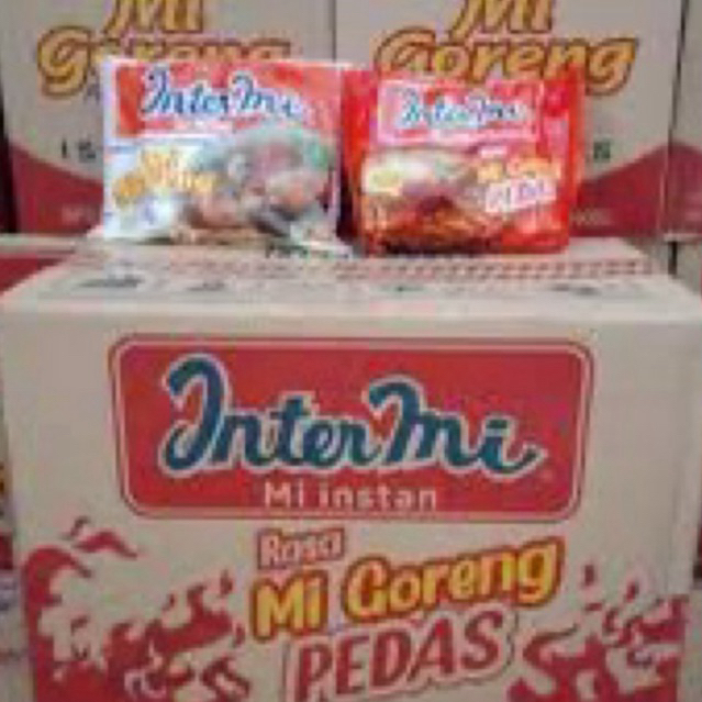 

[1 DUS ISI 40 BUNGKUS] MIX INTERMIE GORENG DAN INTERMIE GORENG PEDAS