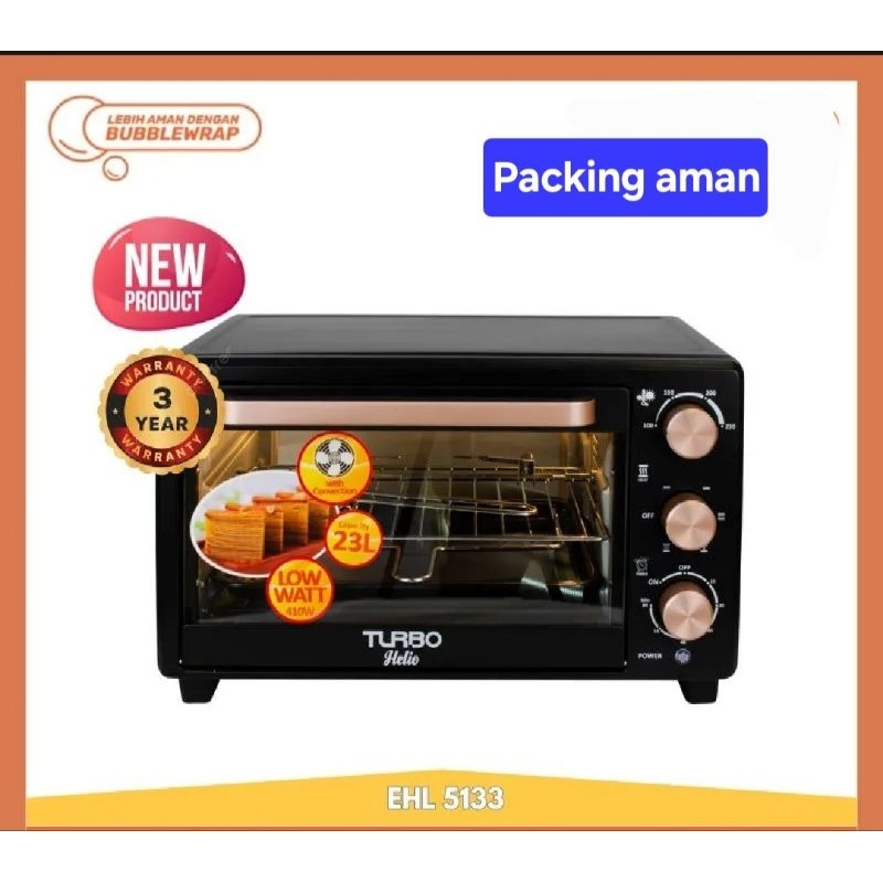 Oven Toaster Low Watt 23L Turbo Helio EHL5133 Low watt