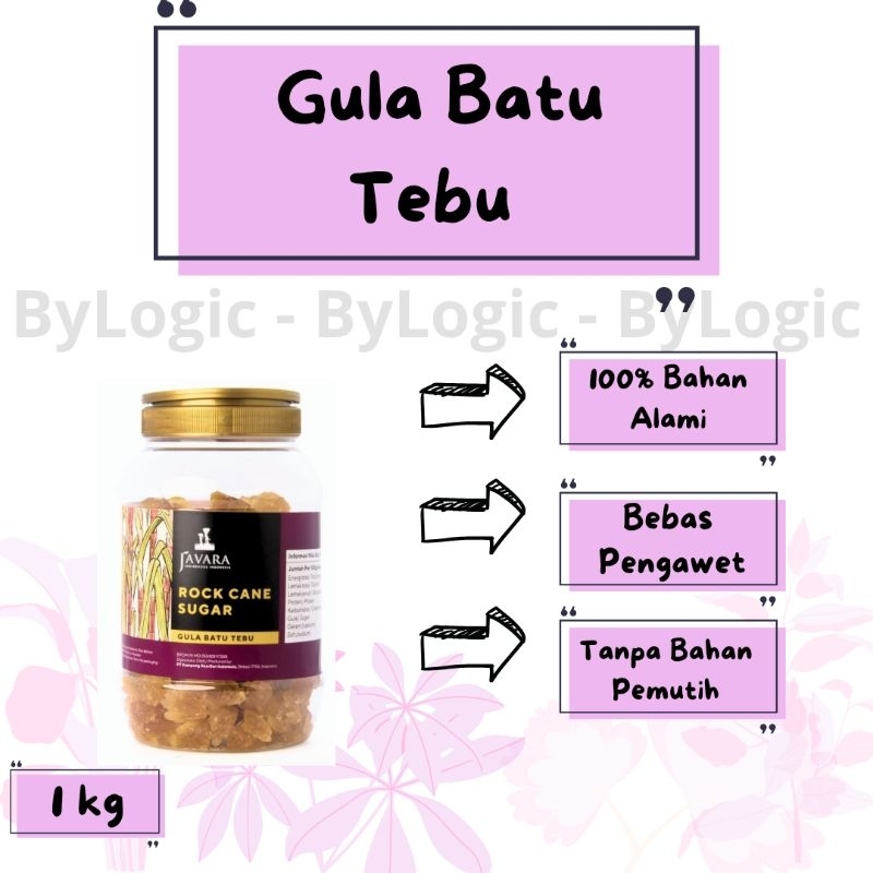 

Rock Sugar l Gula Batu Tebu Javara