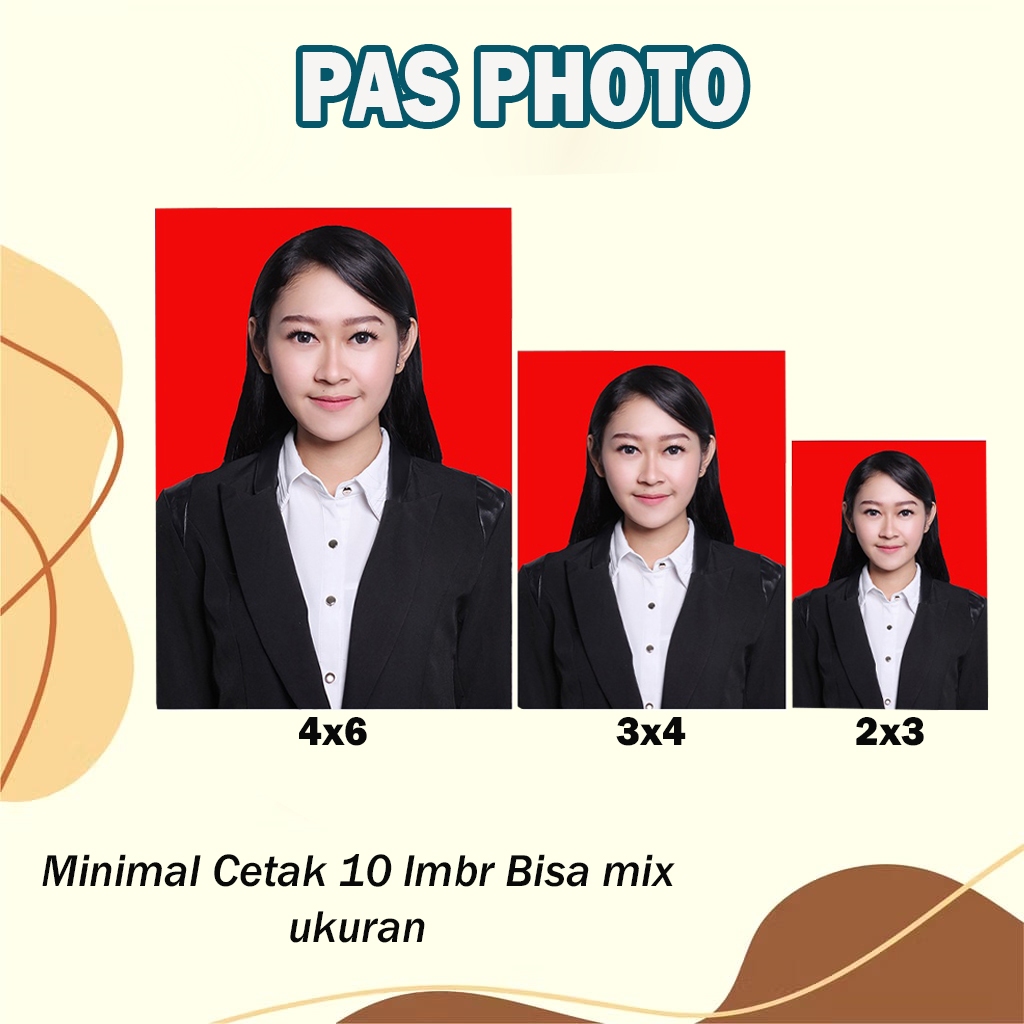 Cetak pasphoto murah kertas foto FUJIFILM