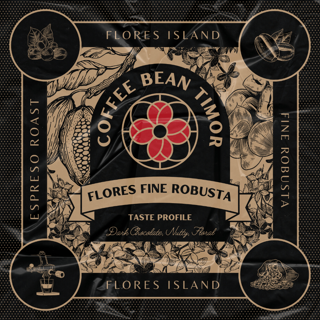 

Biji Kopi Fine Robusta Flores Roasted Coffee Bean - CBT Espreso