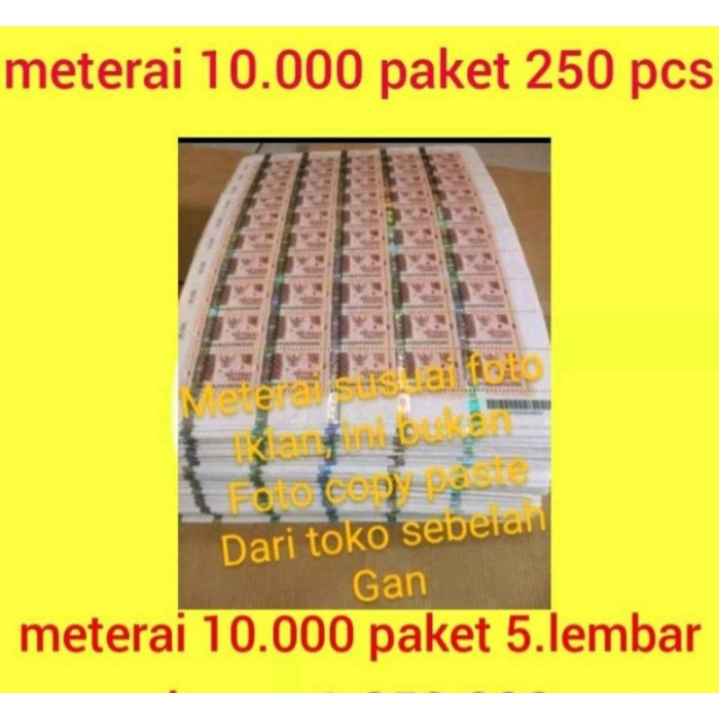 

alat tulis meter 10.000 paket 250