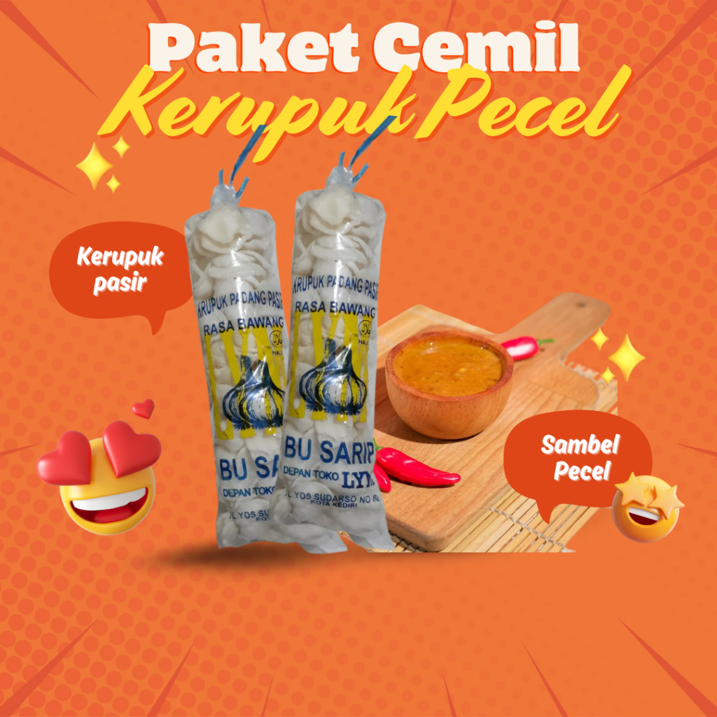 

Kerupuk Pasir Sambel Pecel Khas Kediri