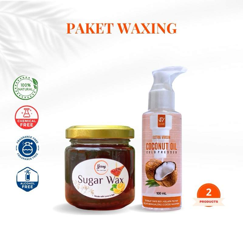 Paket Waxing Lengkap isi Wax , VCO, Paper & Spatula