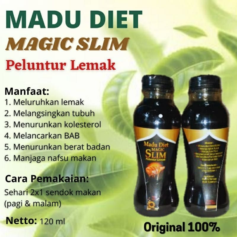 Madu Diet Pelangsing Peluntur lemak magic slim original 120 ml